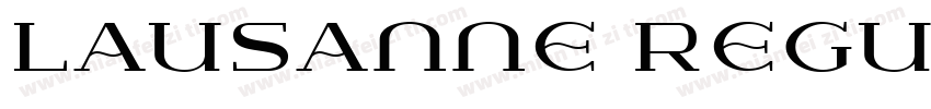 Lausanne Regular字体转换